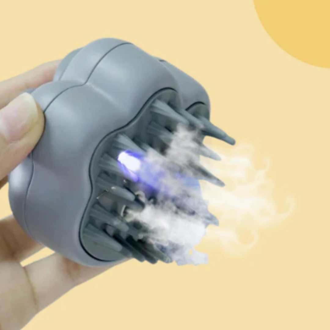 Spazzola A Vapore Per Gatti SANGOGO - Autopulente, In Silicone, Verde, Per Rimuovere Peli E Massaggiare